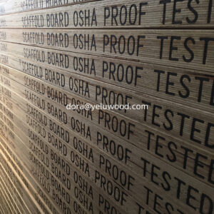 China-Made Spruce LVL Scaffold Board, 300x63mm, Stable for Modular Buildings